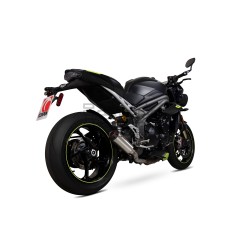 Silencieux SCORPION RED POWER Triumph SPEED TRIPLE 1050 RS/S 2018-2020 (sortie basse)