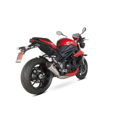 Silencieux Scorpion Serket conique Triumph Speed Triple 1050 2011 -2016