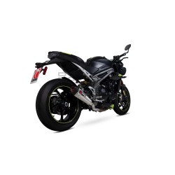 Silencieux Scorpion Serket conique Triumph Speed Triple 1050 R / S / RS 2018 -2020