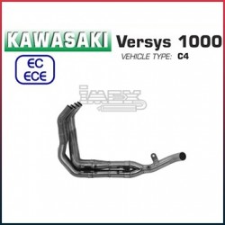 Collecteur ARROW complet sans catalyseur Kawasaki 1000 Versys 2021-...