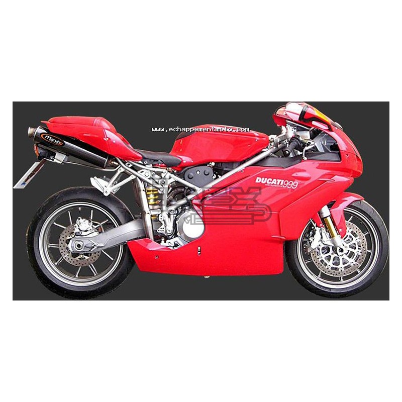 Silencieux MARVING Superline Small Ovale pour Ducati 749 R 2005-2007 et 999 R 2003-2004