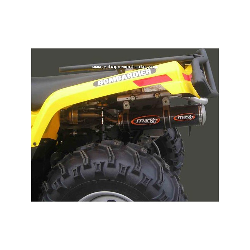 Silencieux Marving Quad Atv Line (big ovale) pour Can-Am OUTLANDER 800 2008-2016