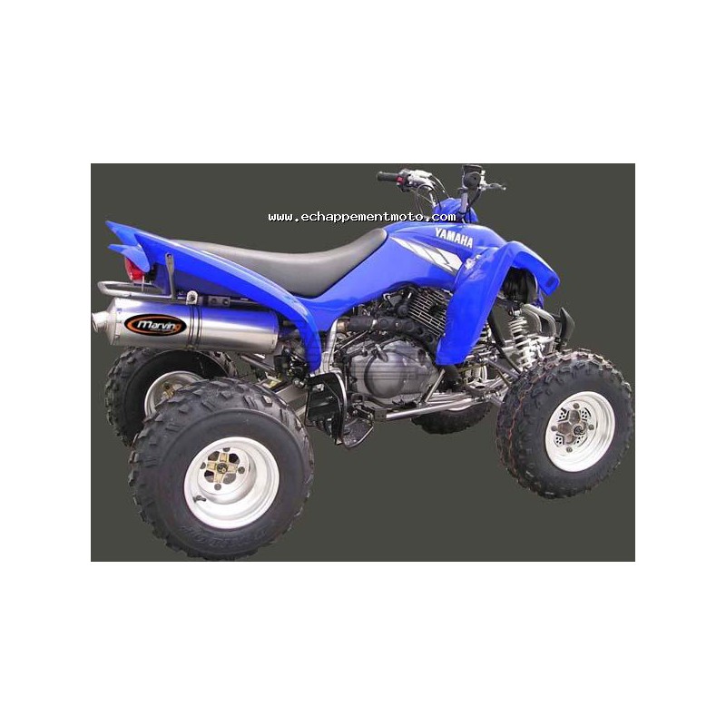 Silencieux Marving Quad Atv Line (big ovale) pour Yamaha YFM 350 R 2006-2010/WARRIOR 2003-2005 2006-2010