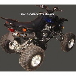 Silencieux Marving Quad Atv Line (big ovale) pour Yamaha YFM 660 RAPTOR  2001-2005