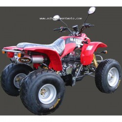 Silencieux Marving Quad Atv Line rond Ø 100 mm pour Barossa 150/170 Cheetah/250 Quaterback/Cheetah 2003-2006