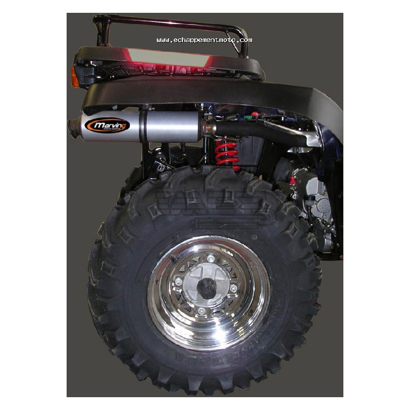 Silencieux Marving Quad Atv Line rond Ø 100 mm pour Polaris SPORTSMAN 500/700/700 EFI/800