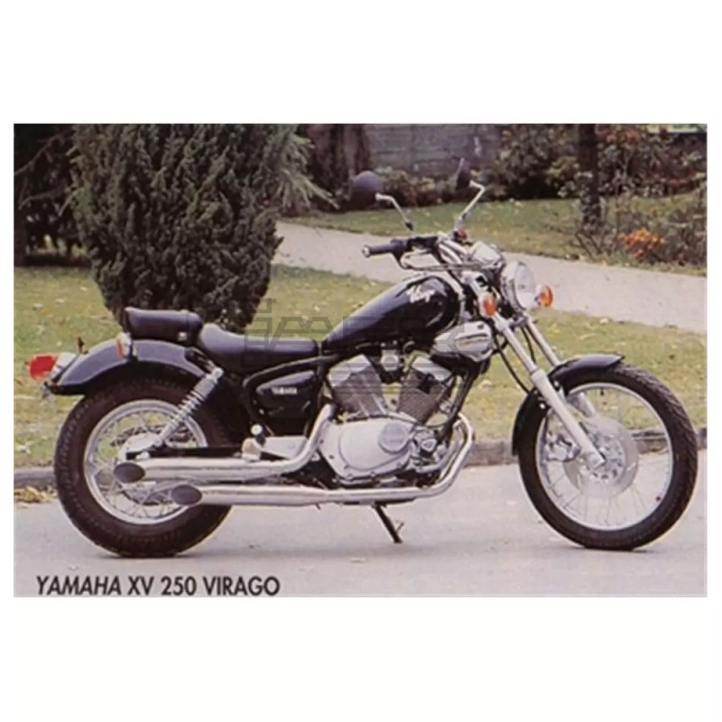 Ligne Complète Marving Legend Turn-out pour Yamaha XV 125 VIRAGO 1997-2000 et XV 250 VIRAGO 1989-1999