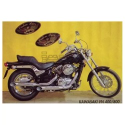 Silencieux Marving Legend Turn-out pour Kawasaki VN 800 CLASSIC 1996-2006