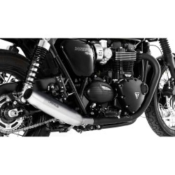 Silencieux REMUS Custom Line conique pour Triumph T 120 Bonneville 2016-...