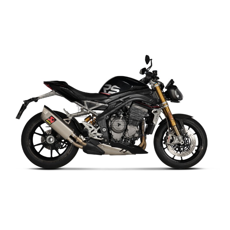 Silencieux AKRAPOVIC SLIP-ON pour Triumph Speed Triple 1200 RR / RS 2021-...