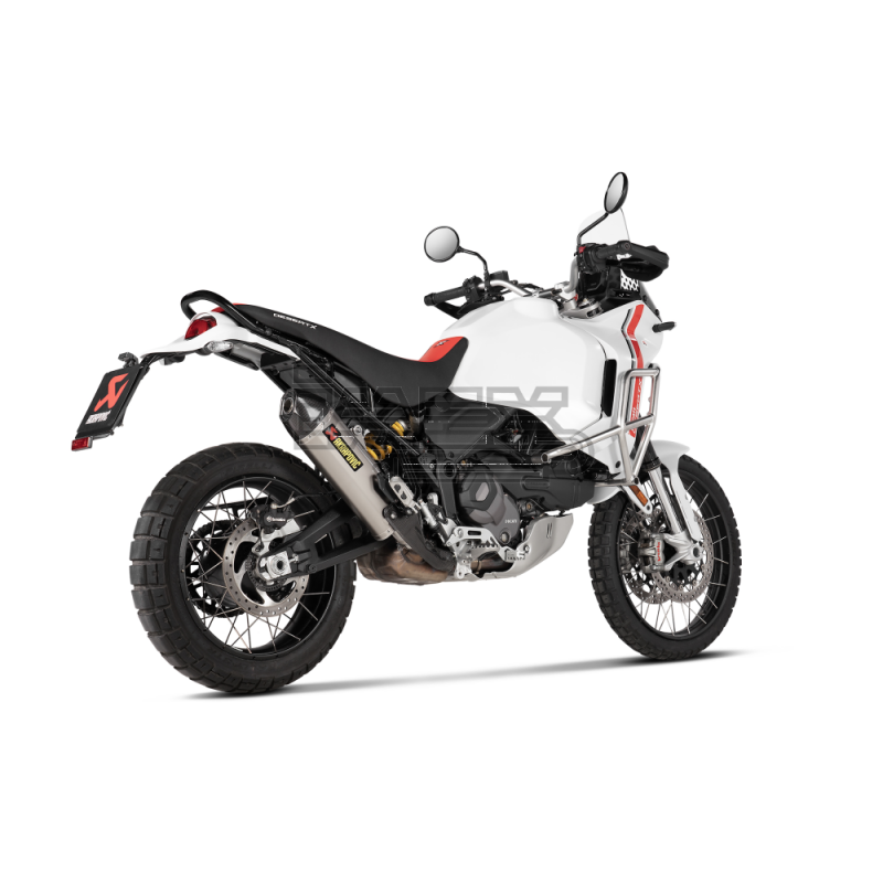 Silencieux Akrapovic Slip-on Ducati Desert X 950 2022-...