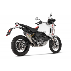 Manchon raccord sans catalyseur Akrapovic Slip-on Ducati Desert X 950 et 937 Monster