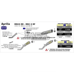 Silencieux ARROW GP 2 Aprilia RSV4 RR/RSV 4 RF 2015-2016