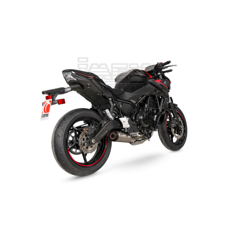 Ligne Complète Scorpion Red Power Kawasaki Z 650 2017-...