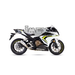 Silencieux IXRACE MK2 Adapt. HONDA CB 500 F / CBR 500 R / CB 500 X 2019-2023