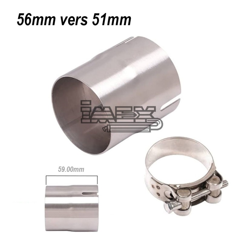 Bague de réduction inox 56-51mm