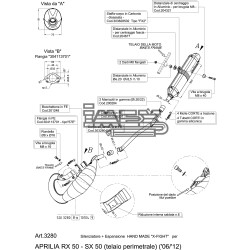 Ligne Complète Leovince X-Fight 50cc Aprilia RX / SX 2005-2015