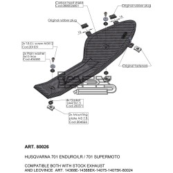Protection thermique Leovince Husqvarna 701 SM / Enduro / LR 2017-…