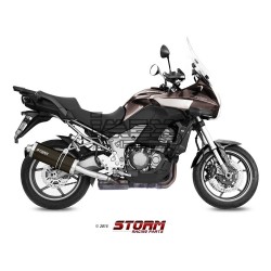 Silencieux Storm ovale Adapt. KAWASAKI Versys 1000 2012-2014