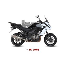 Silencieux Storm OVAL Adapt. KAWASAKI Versys 1000 2015-2018