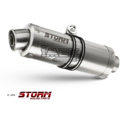Silencieux Storm GP Adapt. KTM 125 Duke 2021-... et 390 Duke 2021-...