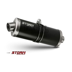 Silencieux Storm Ovale Adapt. KAWASAKI ZX6R 2007-2008