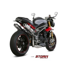 Silencieux Storm GP Adapt. TRIUMPH SPEED TRIPLE 1050 2016-2017