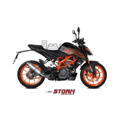 Silencieux Storm GP Adapt. KTM 125 Duke 2021-2023 et 390 Duke 2021-2023