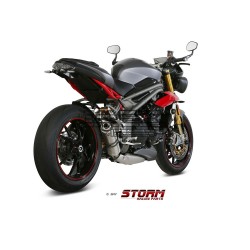 Silencieux Storm GP Adapt. TRIUMPH SPEED TRIPLE 1050 R / S / RS 2016-2017
