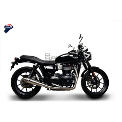 Ligne Complète TERMIGNONI Black Line Adapt.Triumph Street Twin 900 2016-2017