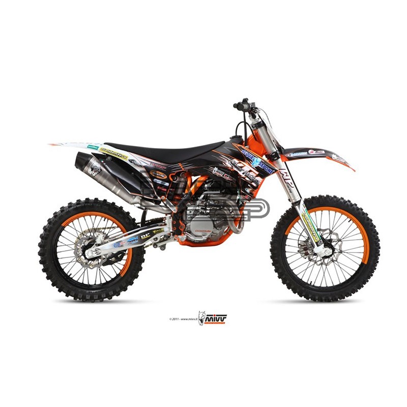 Ligne Complète MIVV OVAL KTM SX-F 250 2010-2011