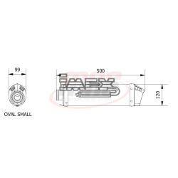 Silencieux MIVV OVAL DUCATI 848 IE/EVO 2008-2014