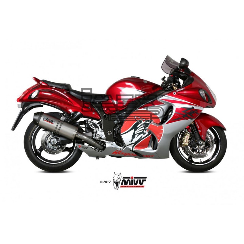 Silencieux MIVV OVAL SUZUKI GSX R 1300 HAYABUSA 2008-2017