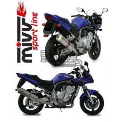 Silencieux MIVV OVAL YAMAHA YZF 600 THUNDERCAT 1996-2003
