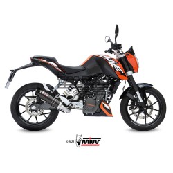 Demi-ligne MIVV GP-C (coupelle carbone) KTM 125 DUKE 2011-2016