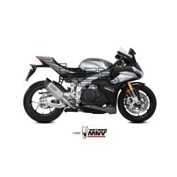 Silencieux MIVV SR-1 APRILIA RSV4 2021-2023 avec manchon raccord titane