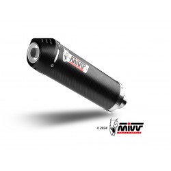 Silencieux MIVV SPORTLINE (coupelle carbone) ovale BMW R 1200 GS/ADVENTURE 2008-2009