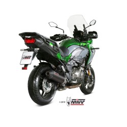 Silencieux MIVV SPORTLINE (coupelle carbone) ovale KAWASAKI Versys 1000 2019-...