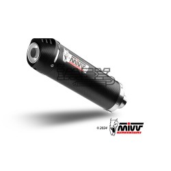 Silencieux MIVV SPORTLINE (coupelle carbone) ovale KAWASAKI Versys 1000 2019-...