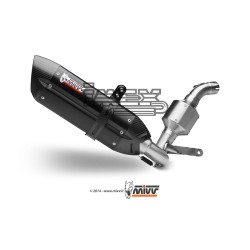 Demi ligne MIVV SUONO (coupelle carbone) KTM 125 DUKE 2011-2016