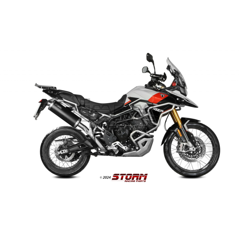 Silencieux Storm Slip-on ovale Triumph Tiger 900 GT / Rallye / Pro 2024-…