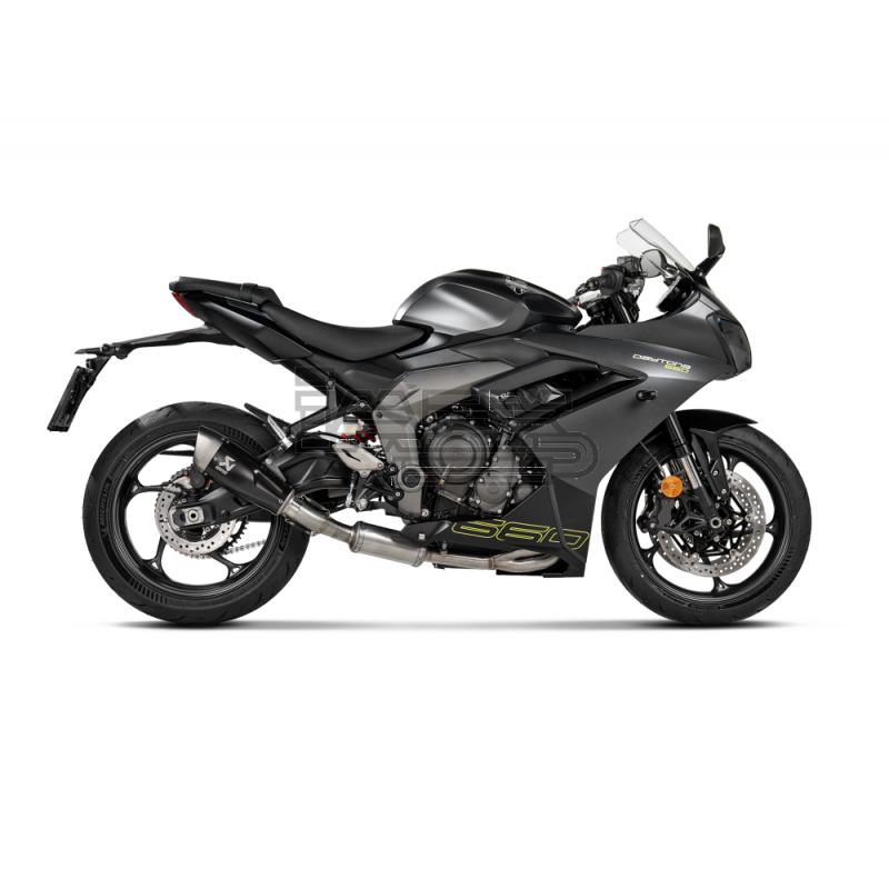 Ligne Complète Akrapovic Racing Line Triumph Daytona 660 2024-... Ligne Complète Akrapovic Racing Line Triumph Daytona 660 2024-...