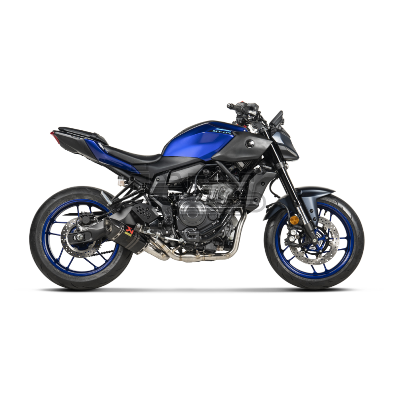 Ligne Complète Akrapovic Racing Line Yamaha MT07 2025-... Ligne Complète Akrapovic Racing Line Yamaha MT07 2025-...