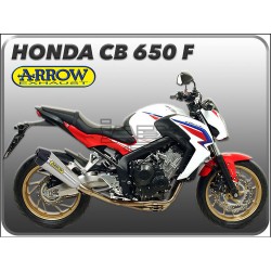 Ligne Complète ARROW X-Kone Adapt.Honda CB 650 F / CBR 650 F 2014-...