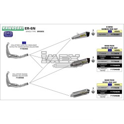 Ligne Complète ARROW X-Kone Adapt.Kawasaki ER6/ER6F/VERSYS