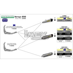 Ligne Complète ARROW X-Kone Adapt.Kawasaki ER6/ER6F/VERSYS