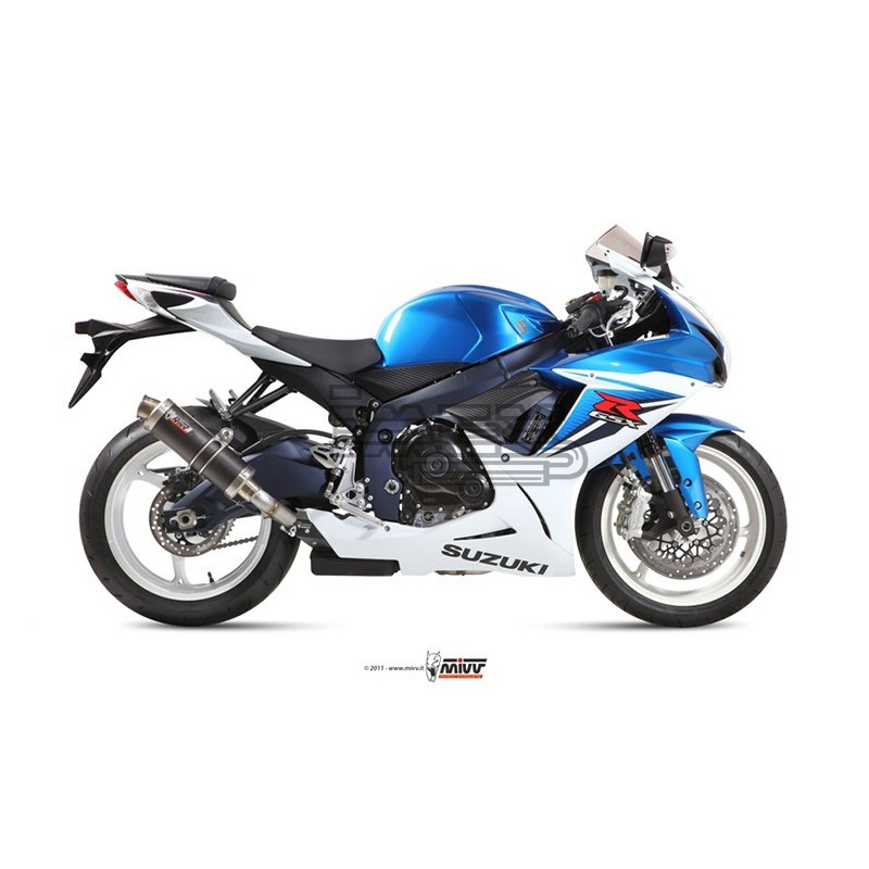 Silencieux MIVV ROUND GP Adapt.Suzuki GSX R 600/750 2011-...